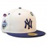 cap New Era - New York Yankees - 59Fifty World Series - Spelden - Crème - Marine