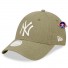 cap New Era - New York Yankees - Linnen - Groen - Dames 9Forty