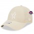 cap New Era - New York Yankees - Linnen - Wit - Dames 9Forty