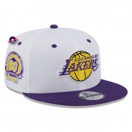 cap 9Fifty - Los Angeles Lakers - Wit Kroonlapje