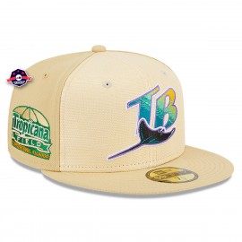 cap 59Fifty - Tampa Bay Rays New Era - Raffia - Crème
