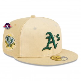 cap 59Fifty - Oakland Athletics New Era - Raffia - Crème