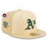 cap 59Fifty - Oakland Athletics New Era - Raffia - Crème