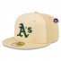 cap 59Fifty - Oakland Athletics New Era - Raffia - Crème