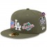 cap 59Fifty - Los Angeles Dodgers World Series - Olijfje