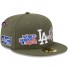 cap 59Fifty - Los Angeles Dodgers World Series - Olijfje
