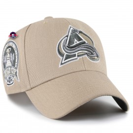 capColorado Avalanche '47 - - MVP Sure Shot - Khaki