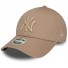 cap New Era - New York Yankees - Lichtbruin - Dames - 9Forty