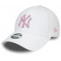 cap 9Forty New Era - New York Yankees - Wit - Dames - Metallic Logo