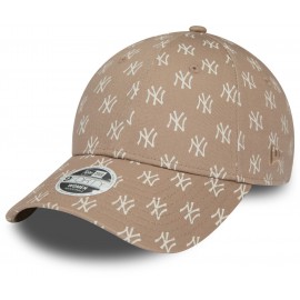 cap New Era - New York Yankees - Marron Clair - Dames - Monogram 9Forty