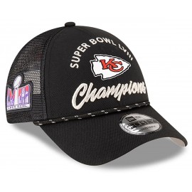 capKansas City Chiefs 9forty - - Super Bowl LVIII-kampioenen - Parade Zwart - - Super Bowl LVIII-kampioenen New Era
