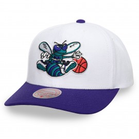 capCharlotte Hornets Mitchell & Ness - - 2 Tone Pro - Wit