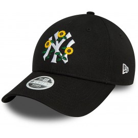 cap 9Forty New Era - New York Yankees - Bloemen - Dames - Zwart