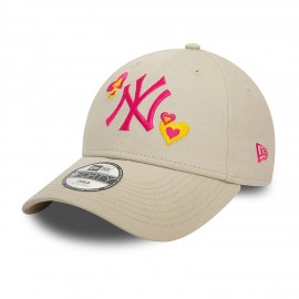 cap 9Forty New Era kinderen - -New York Yankees - Pictogram - Lichtbruin