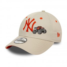 cap 9Forty New Era kind - -New York Yankees - Grafisch - Lichtbruin