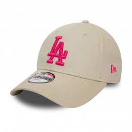 cap 9Forty New Era - Los Angeles Dodgers League Essential - Kinderen - Gebroken wit