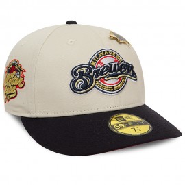 capMilwaukee Brewers 59fifty laag profiel - - Pin - New Era
