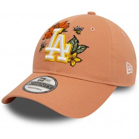 capNew Era Los Angeles Dodgers 9Twenty - - Bloemen - Pastelroze