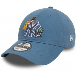 capNew Era 9Twenty - - BloemenNew York Yankees - Bloemen - Pastelblauw
