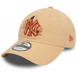 capNew Era 9Twenty - - BloemenNew York Yankees - Bloemen - Pastelgeel