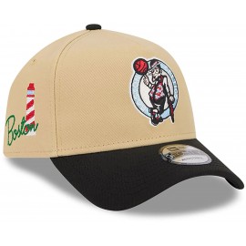 cap New Era - Boston Celtics 9Forty - City Zijdepatch - Cream Soda