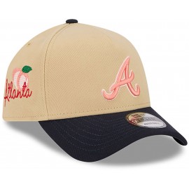 cap New Era - Atlanta Braves 9Forty - City Zijdepatch - Cream Soda