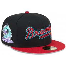 cap New Era Atlanta Braves 59fifty - - Retro Lentetraining