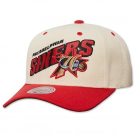 cap - Philadelphia 76ers - Retro Type - Mitchell & Ness