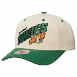 cap - Seattle Supersonics - Retro Type - Mitchell & Ness
