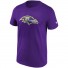Baltimore Ravens T-shirt - - Primair logo - Fanatics - Paars