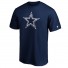 Dallas Cowboys T-shirt - - Primair logo - Fanatics - Blauw