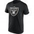 Las Vegas Raiders T-shirt - - Primair logo - Fanatics - Zwart