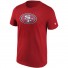 San Francisco 49ers T-shirt - - Primair logo - Fanatics - Rood