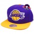 Snapback - LAKERS - Gesmolten satijn