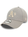 cap New Era 9Forty - Oakland Athletics - Pivot Knit - Lichtgrijs