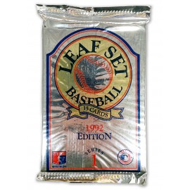 MLB Trading Cards Pack - 1992 Leaf Set Edition - 15 kaarten