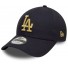 New Era 9Forty Pet Los Angeles Dodgers Metallic Logo Zwart