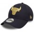 New Era 9Forty Pet Chicago Bulls Metallic Logo Zwart