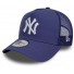 New Era Trucker New York Yankees Paars