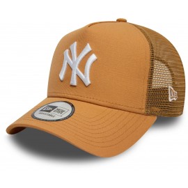 New Era Trucker New York Yankees Donkerbeige