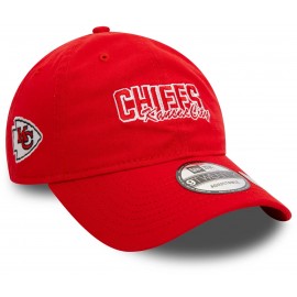 New Era 9Twenty Pet Kansas City Chiefs Script Rood