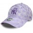 New Era 9Twenty Yankees Dames Floral Pet Lichtpaars