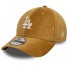 New Era 9Forty Dodgers Corduroy Pet Donkerbeige
