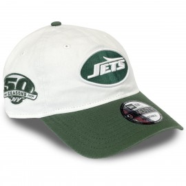 9Twenty Cap - New York Jets - 50 seizoenen - White and Green - New Era