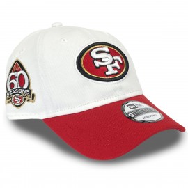 9Twenty Cap - San Francisco 49ers - 60 seizoenen - White and Red - New Era
