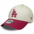 New Era 9Forty Cap - Los Angeles Dodgers - Side Script - Crème