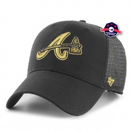 cap Trucker - Atlanta Braves - Zwart
