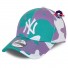 9Forty - New York Yankees - Camo Pack turquoise en fushia