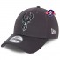 9Forty - Milwaukee Bucks - Grijs