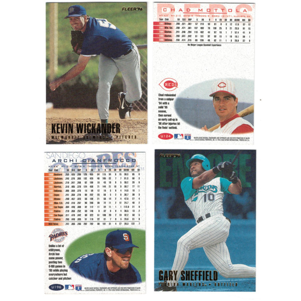 Pack Fleer - Baseball 96 Update